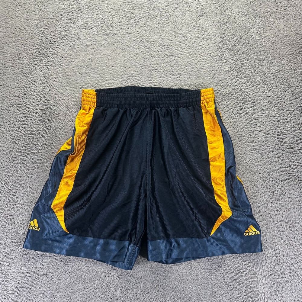 Vintage Adidas Shorts Mens 2XL Blue Athletic Basketball Running Jogging Retro